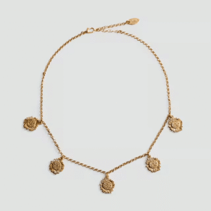 Collar Colgantes Flores